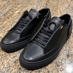 Grand Voyage black Italian leather sneaker shoes (size 8) new/never worn